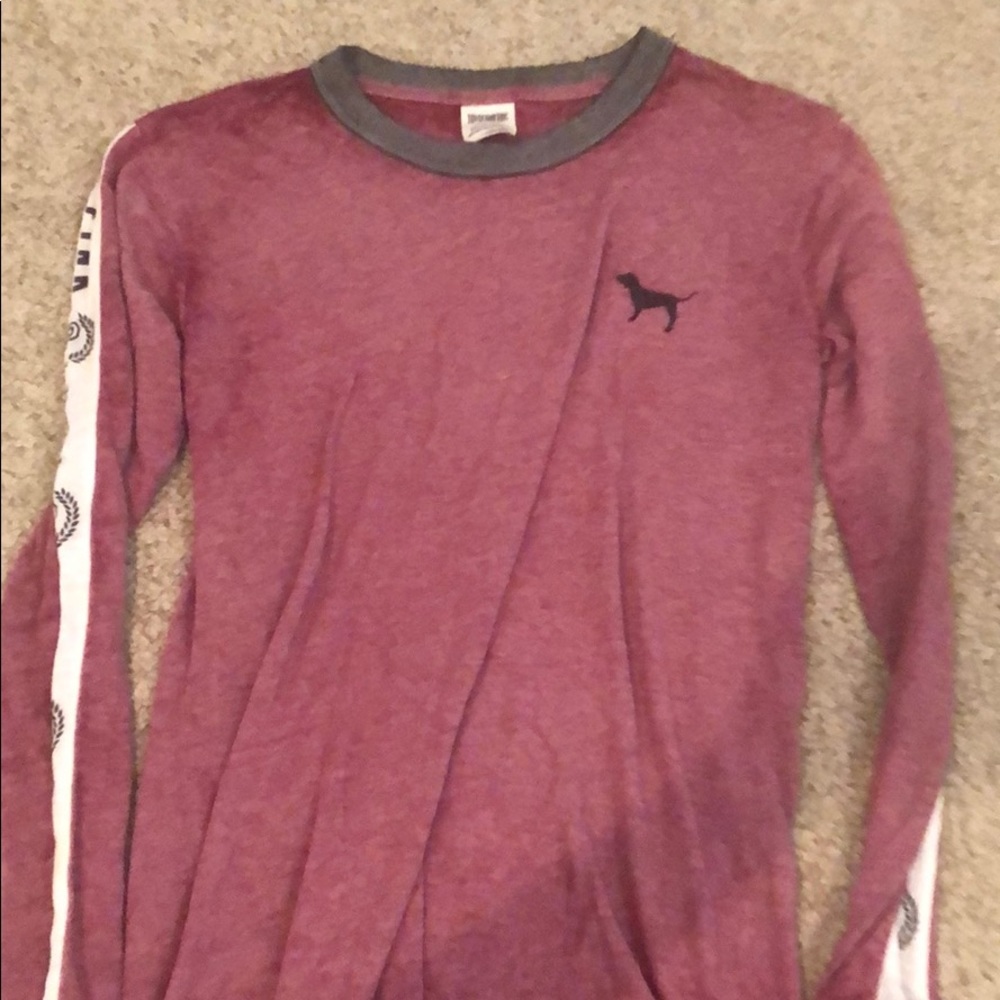 vs pink long sleeve